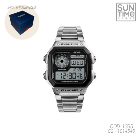 RELOJ ACUATICO HOMBRE 1335 SKMEI SPORT 1014546 - SUNTIMESTORE.COM