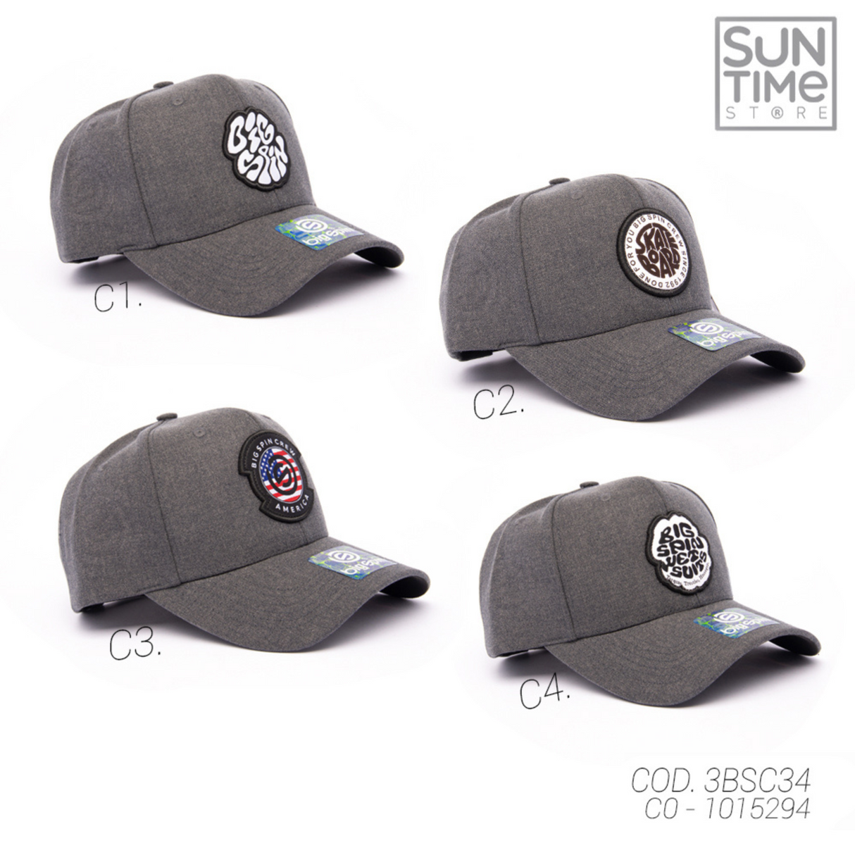 GORRA CON BROCHE UNISEX 3BSC34 BIGSPIN SPORT 1015294