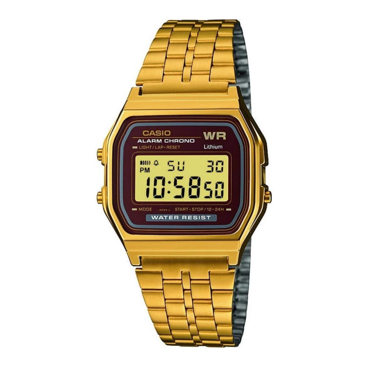 RELOJ DIGITAL UNISEX A159WGEA-5DF CASIO DORADO CLASICO 1030123