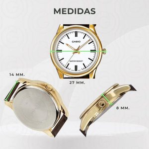 RELOJ ACUATICO MUJER LTP-V005GL-7AUD CASIOF CASUAL  1017695