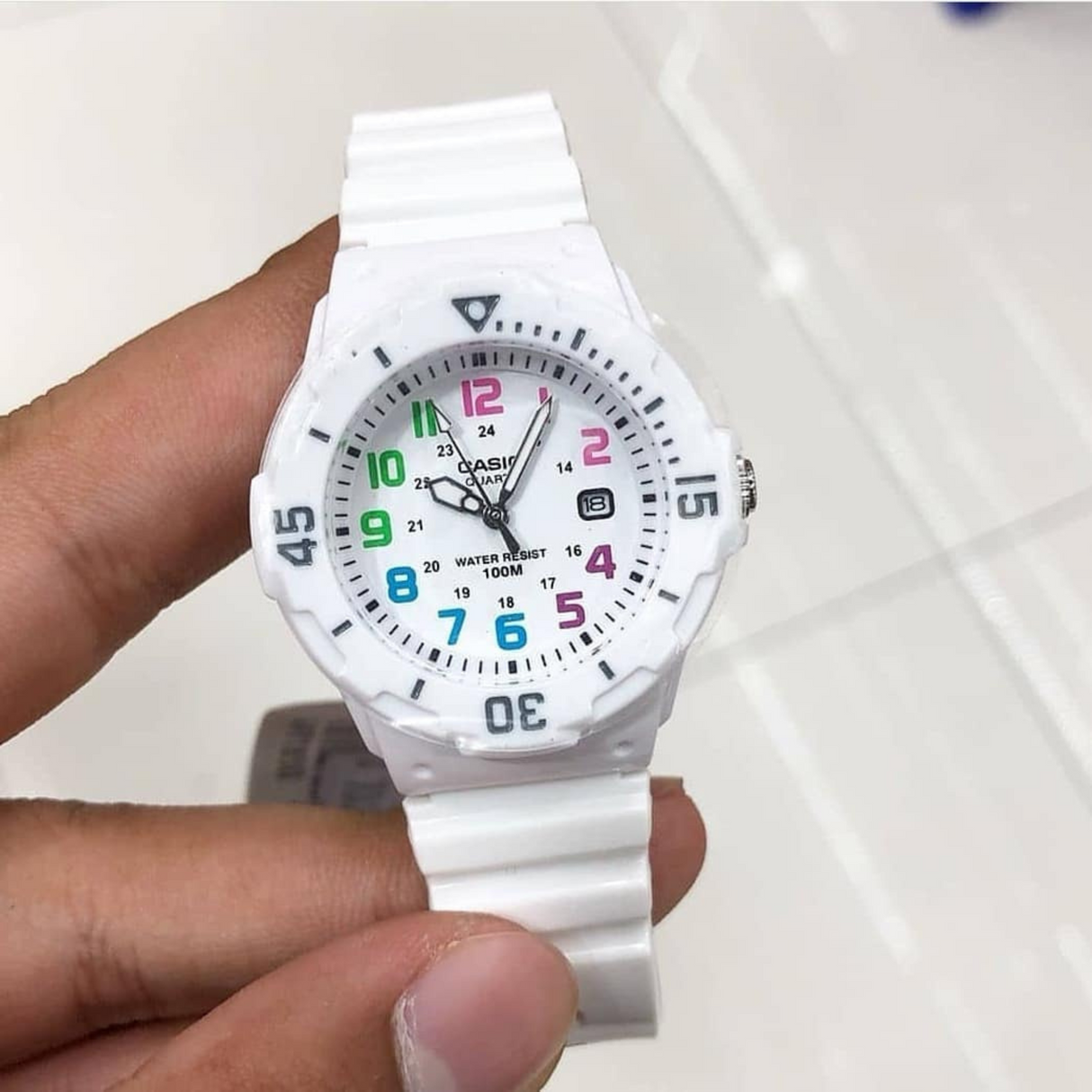 RELOJ ANALOGICO MUJER LRW-200H-7BVCF CASIO BLANCO SPORT 1030137