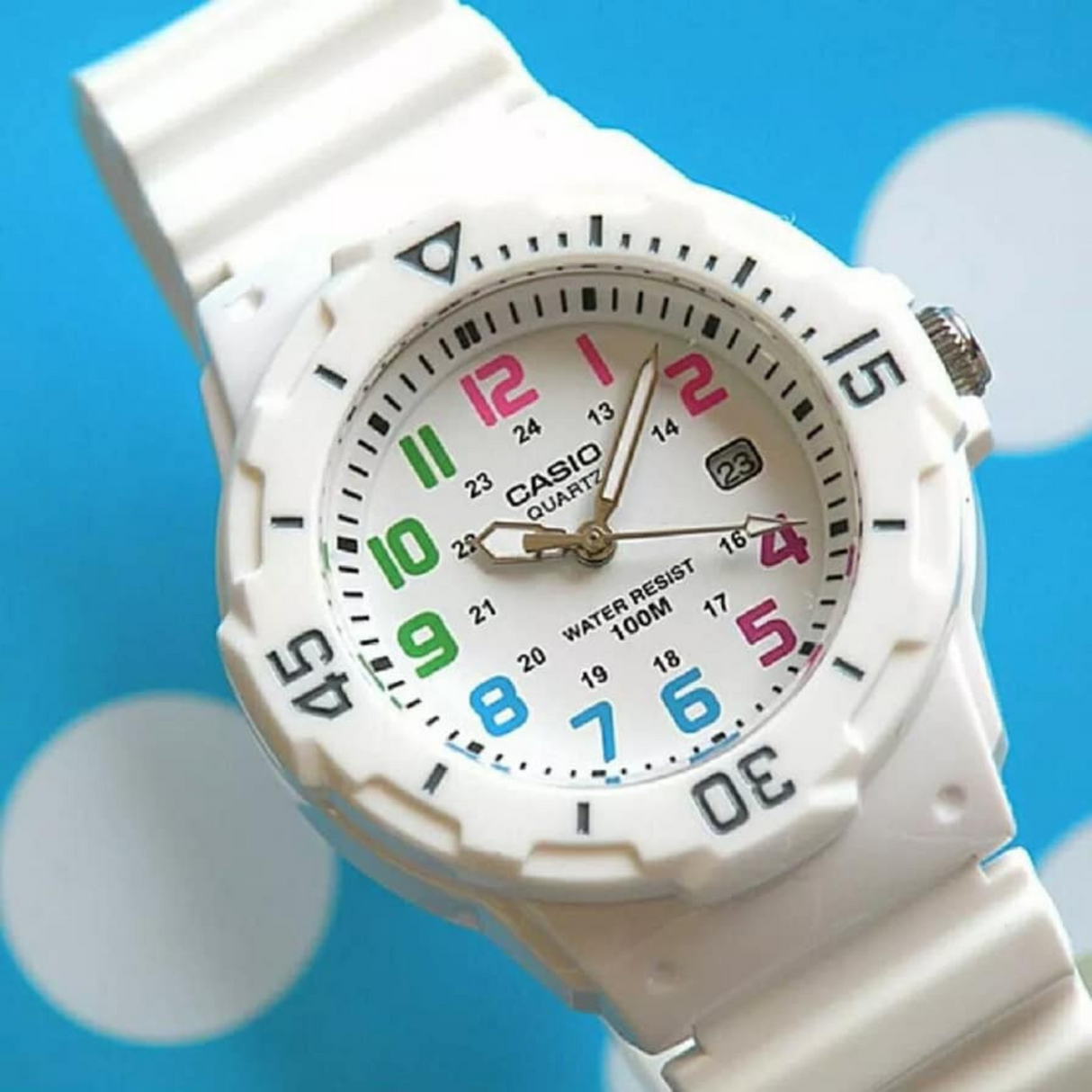 RELOJ ANALOGICO MUJER LRW-200H-7BVCF CASIO BLANCO SPORT 1030137