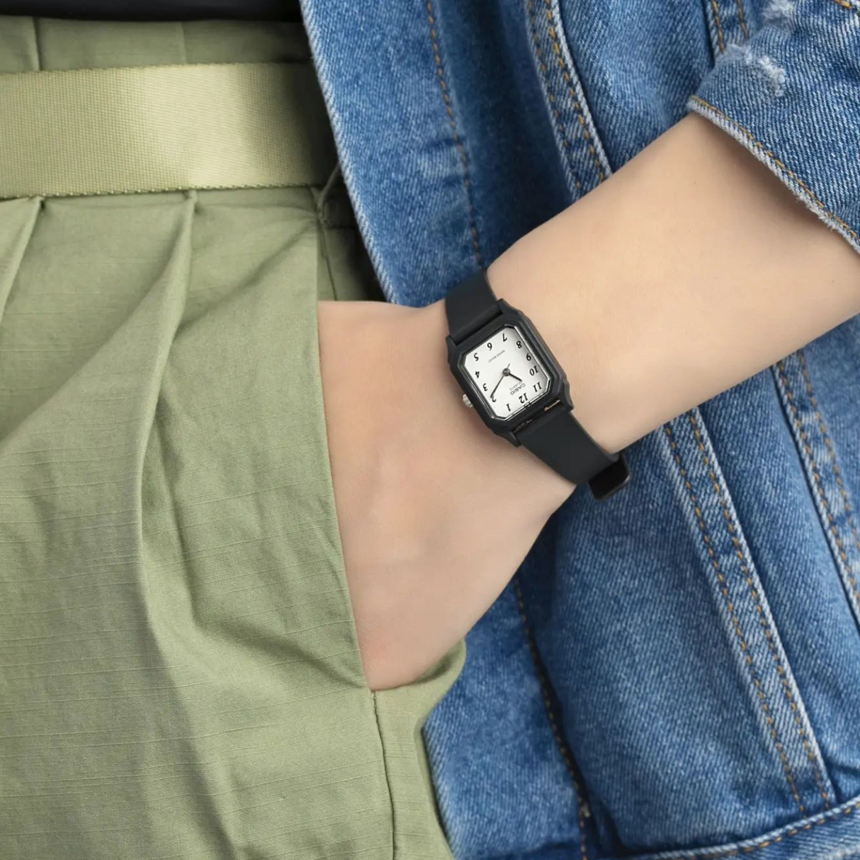 RELOJ ANALOGICO MUJER LQ-142-7BDF CASIO NEGRO CASUAL 1030131