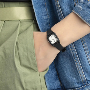 RELOJ ANALOGICO MUJER LQ-142-7BDF CASIO NEGRO CASUAL 1030131