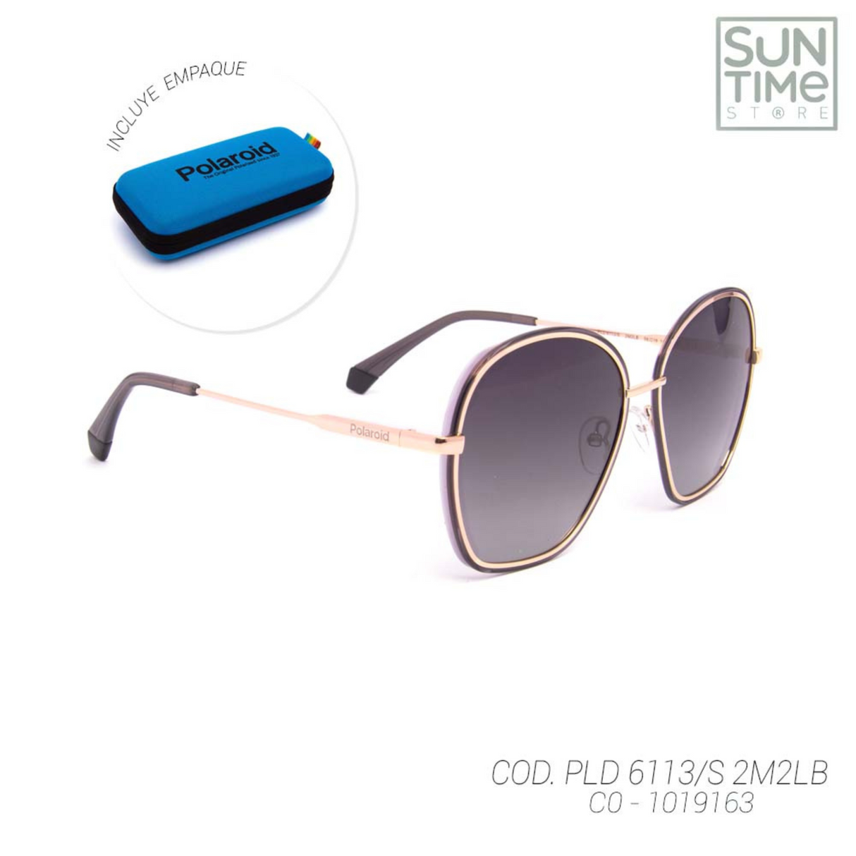 LENTES DE SOL POLARIZADA MUJER PLD 6113/S 2M2LB POLAROID CORE CASUAL 1019163