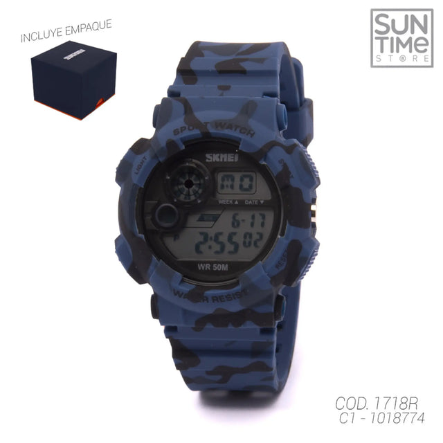 RELOJ ACUATICO HOMBRE 1718R SKMEI SPORT 1018774 SKMEI
