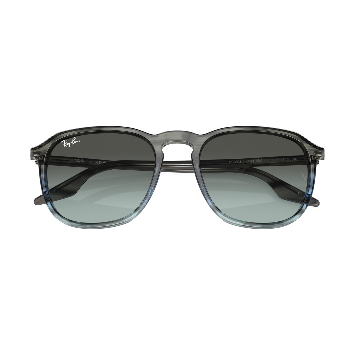 LENTES DE SOL UV400 UNISEX RB2203 1391GK 55 RAY BAN GRIS CASUAL 1030204