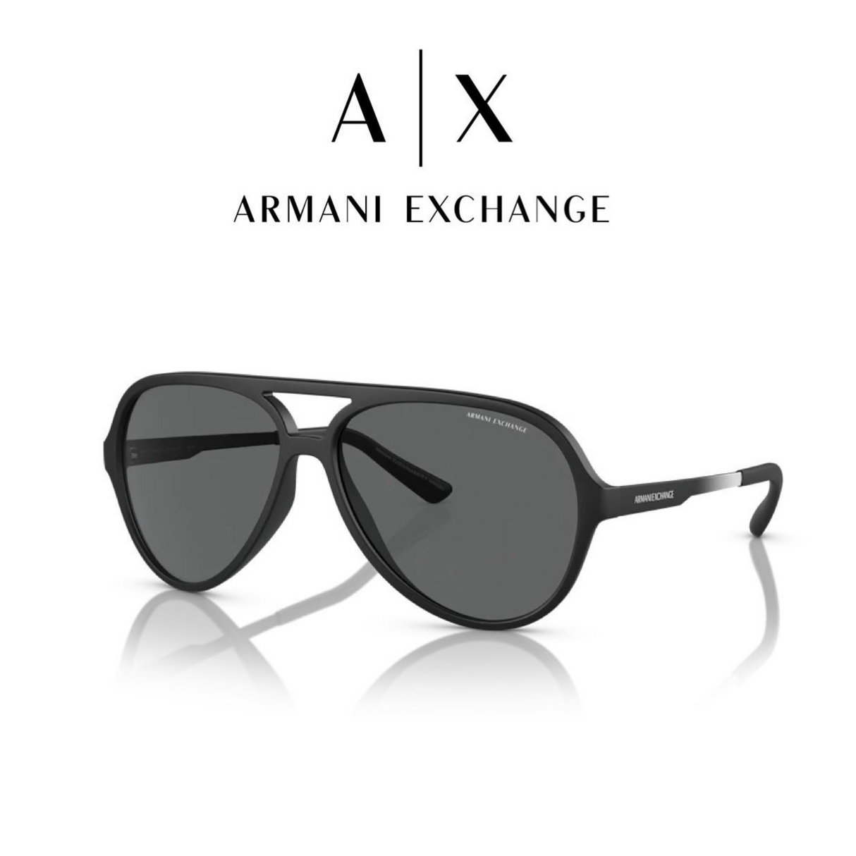 LENTES DE SOL UV400 HOMBRE AX4133S 807887 60 ARMANI EXCHANGE NEGRO CLASICO 1030196