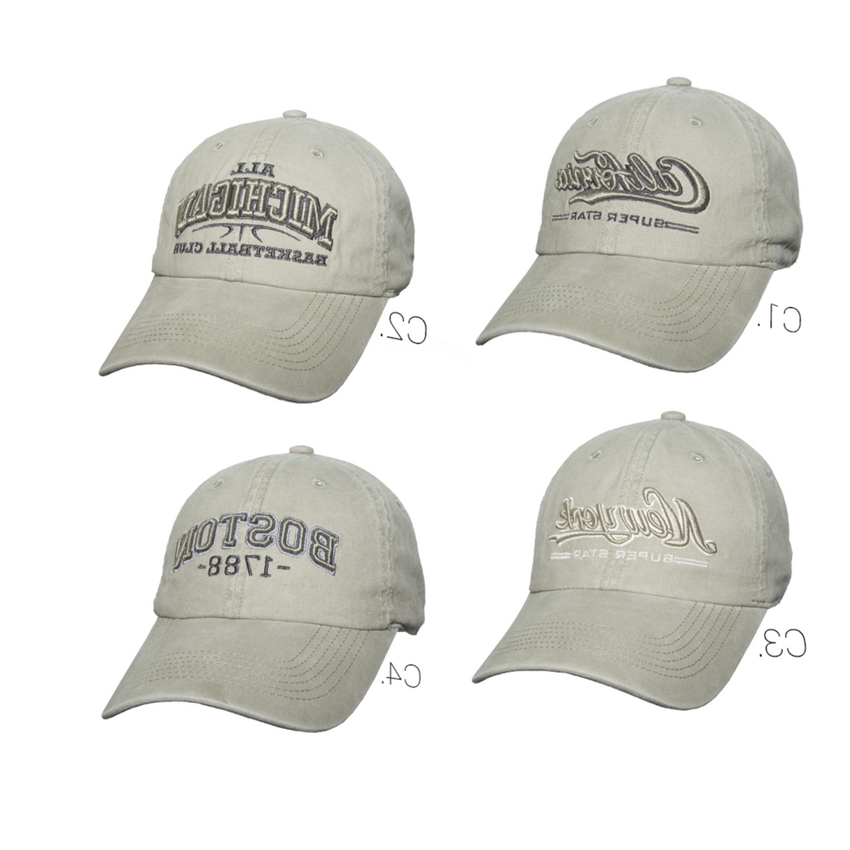 GORRA PRELAVADA UNISEX 3PRS003 SUNTIME VERDE SPORT 1030053