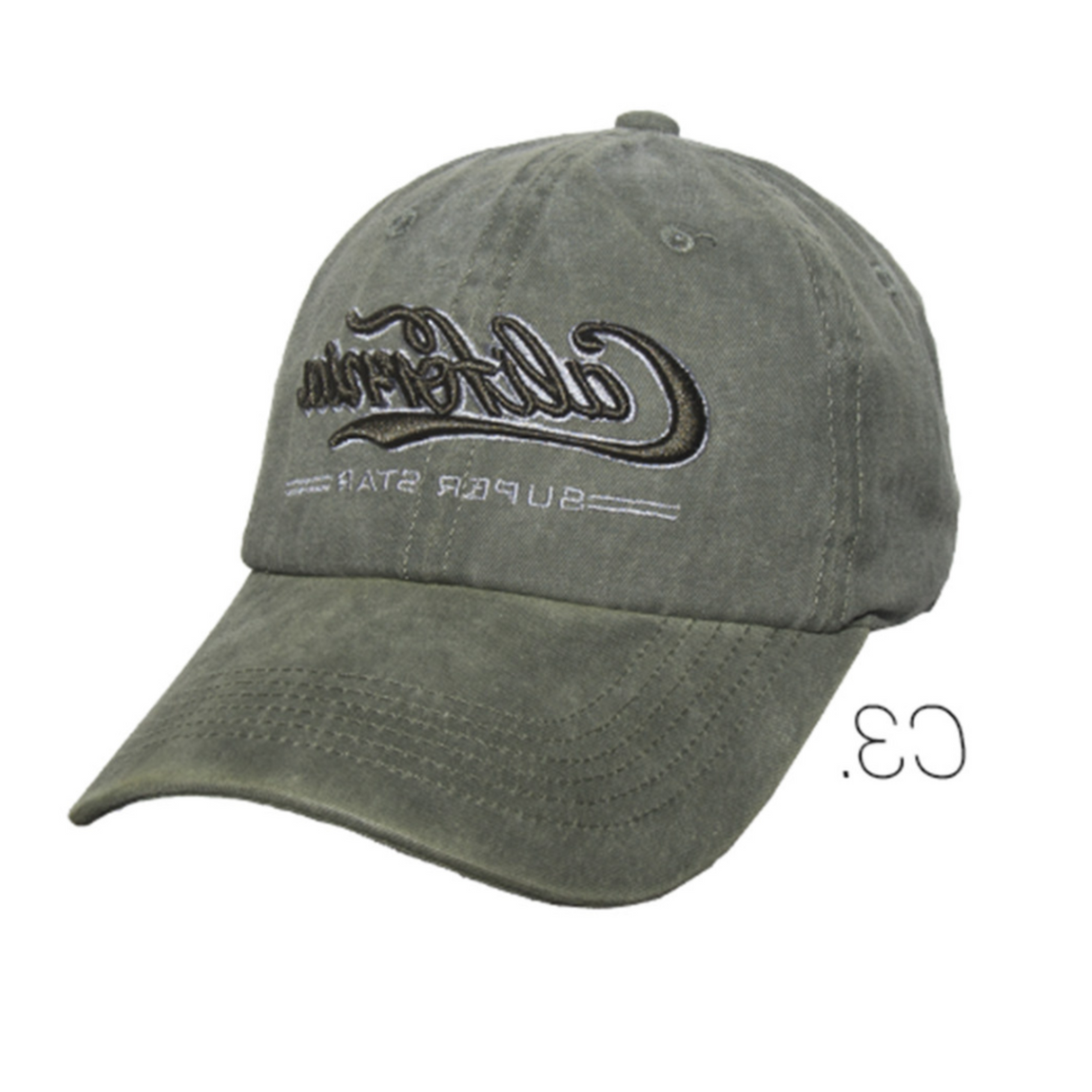 GORRA PRELAVADA UNISEX 3PRS002 SUNTIME VERDE SPORT 1030052