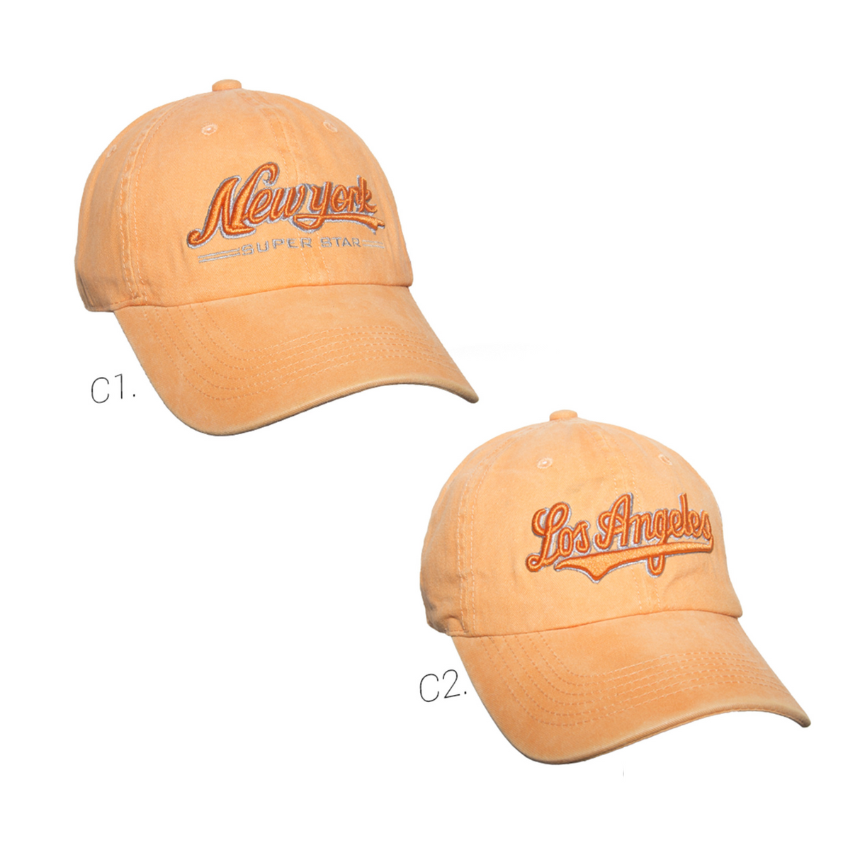 GORRA PRELAVADA UNISEX 3PRS012 SUNTIME NARANJA SPORT 1030062