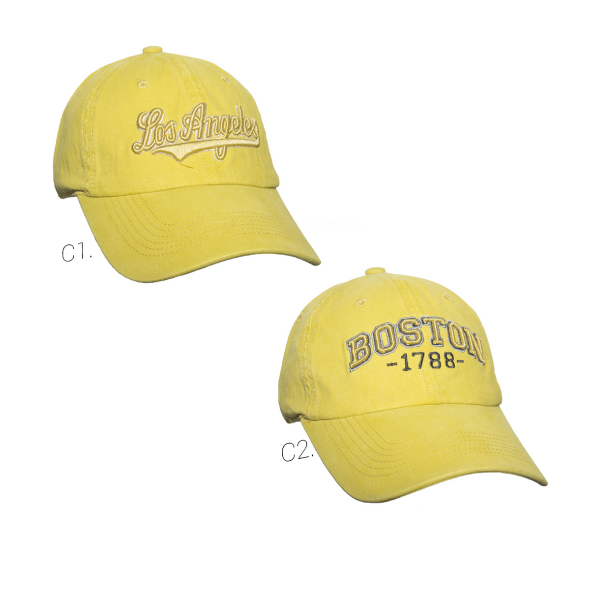 GORRA PRELAVADA UNISEX 3PRS015 SUNTIME AMARILLO SPORT 1030065