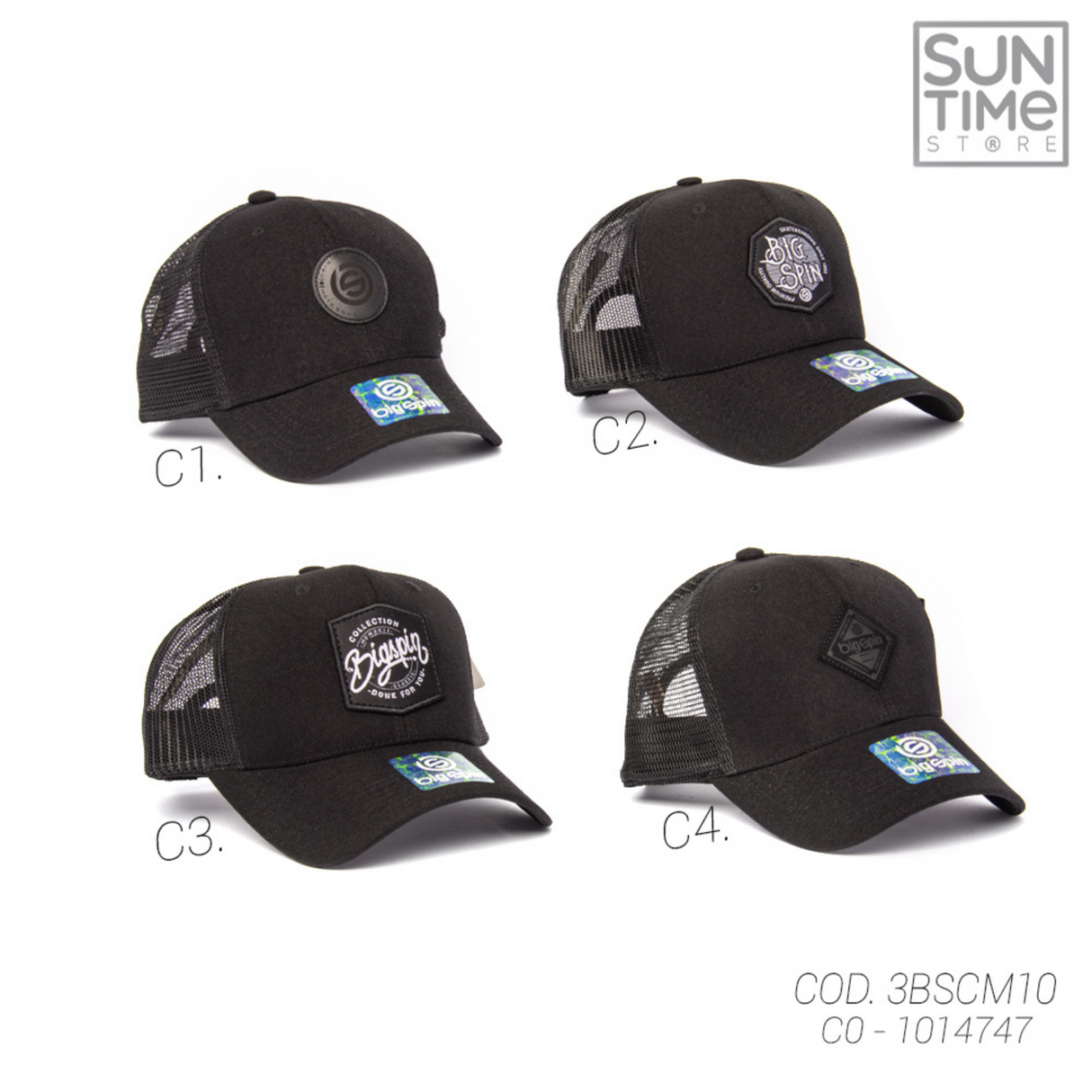 GORRA MALLA UNISEX 3BSCM10 BIGSPIN SPORT 1014747