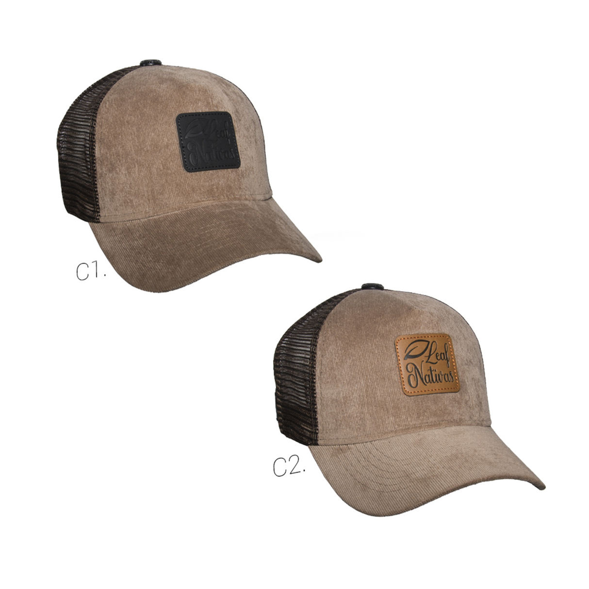 GORRA MALLA UNISEX LNMC05 LEAF NATIVAS MARRON SPORT 1028153