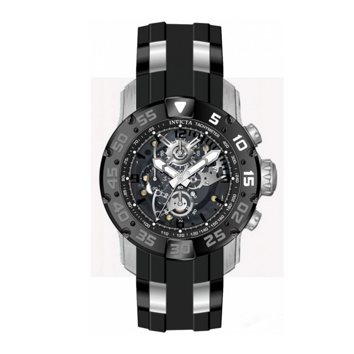 RELOJ ANALOGICO HOMBRE 48059 INVICTA	NEGRO SPORT 1030269