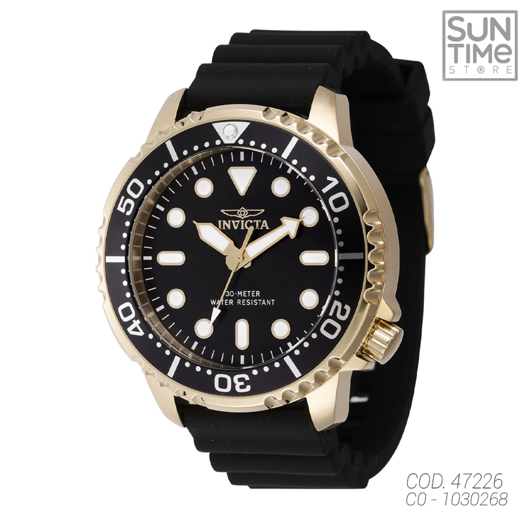 RELOJ ANALOGICO HOMBRE 47226 INVICTA	NEGRO SPORT 1030268
