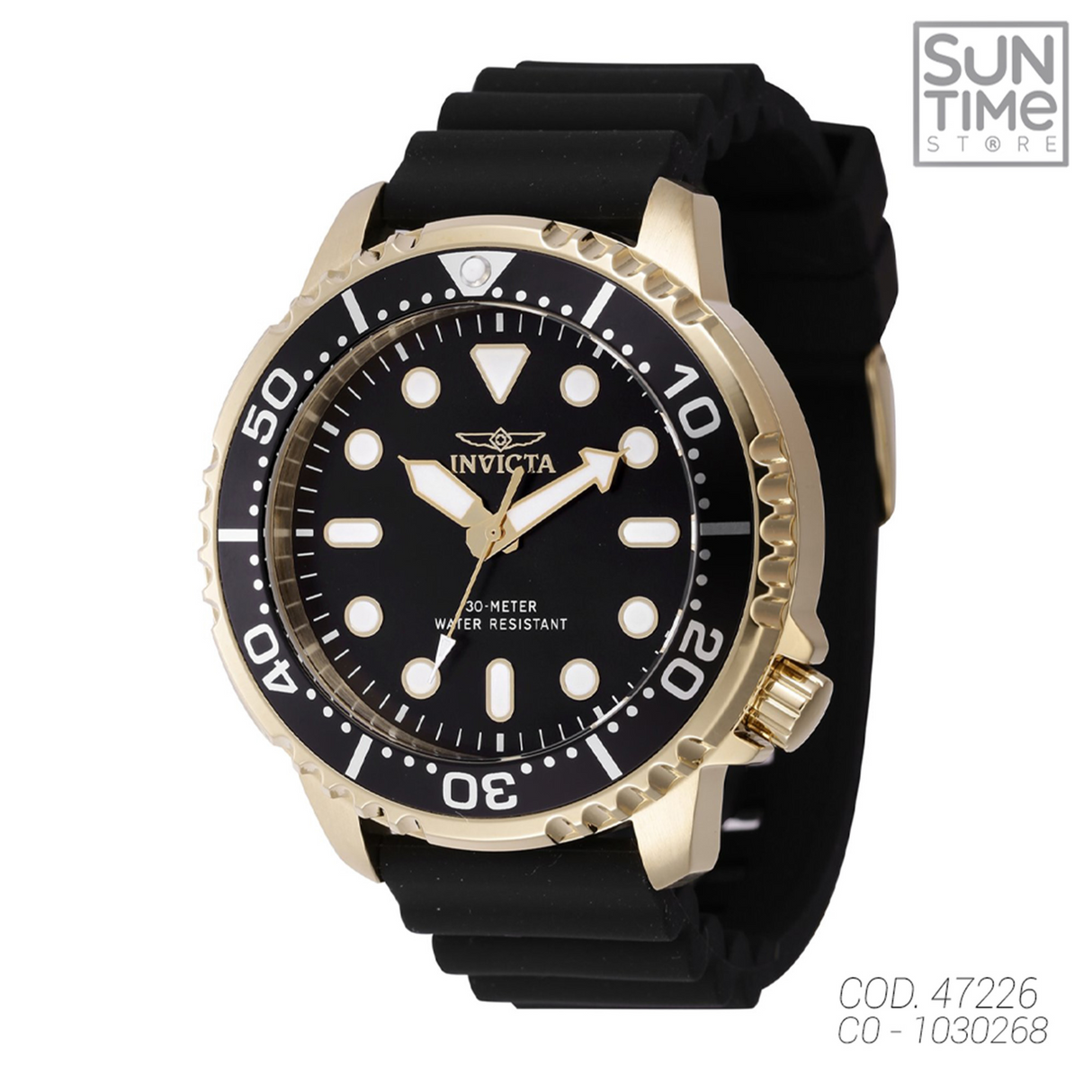 RELOJ ANALOGICO HOMBRE 47226 INVICTA	NEGRO SPORT 1030268