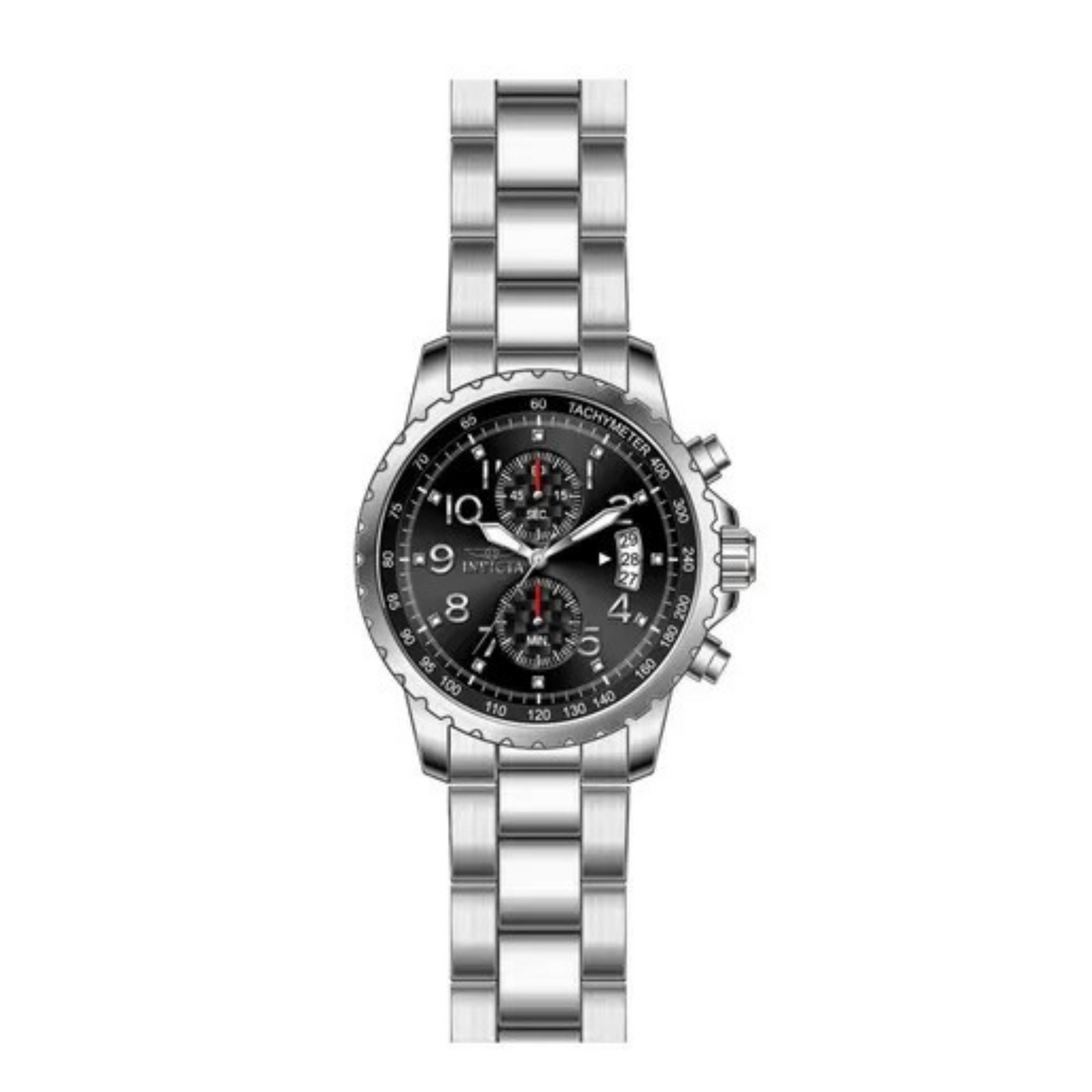 RELOJ ANALOGICO HOMBRE 13783 INVICTA PLATEADO CLASICO 1030261