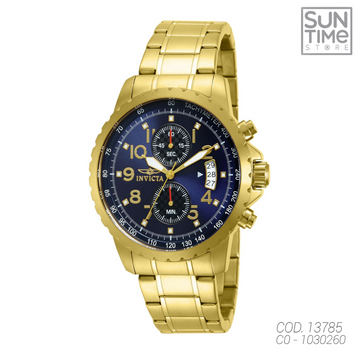 RELOJ ANALOGICO HOMBRE 13785 INVICTA	DORADO CLASICO 1030260