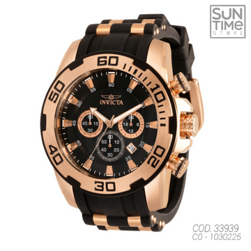 RELOJ ANALOGICO HOMBRE 33939 INVICTA	NEGRO SPORT 1030225