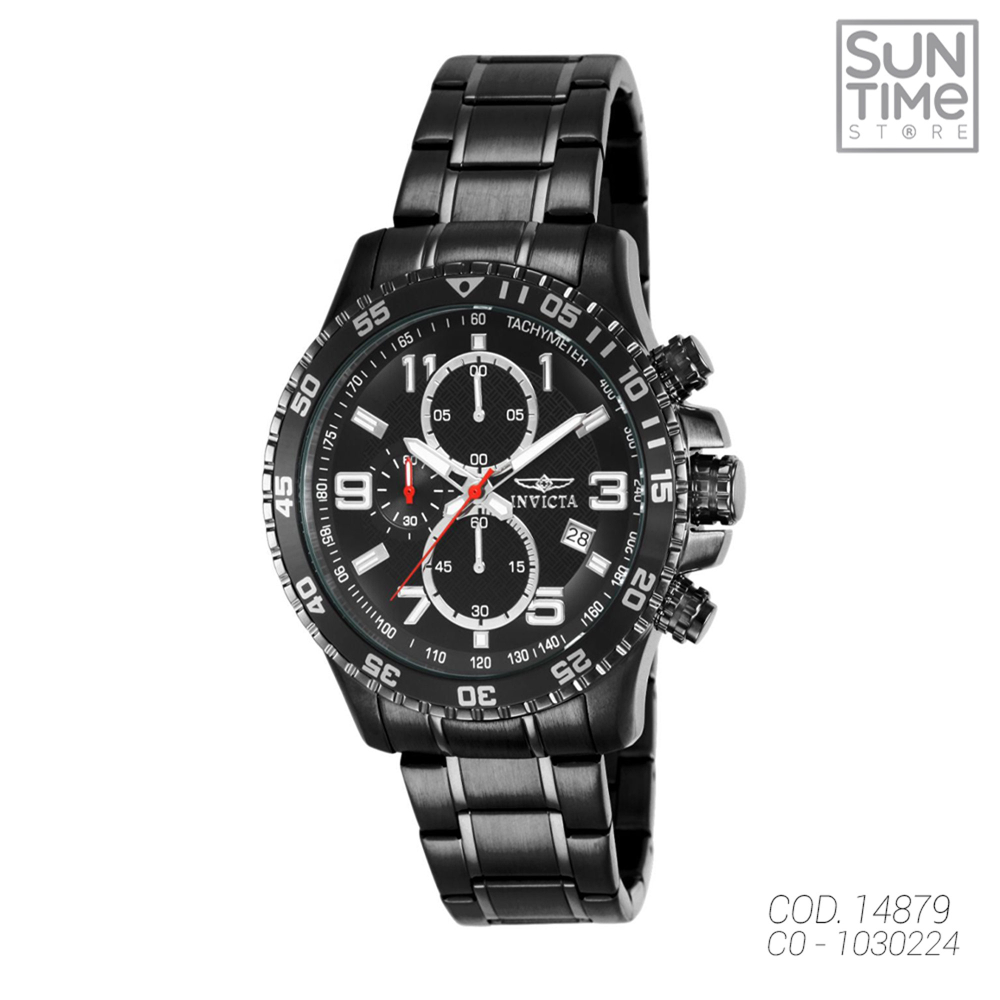 RELOJ ANALOGICO HOMBRE 14879 INVICTA	NEGRO CLASICO 1030224