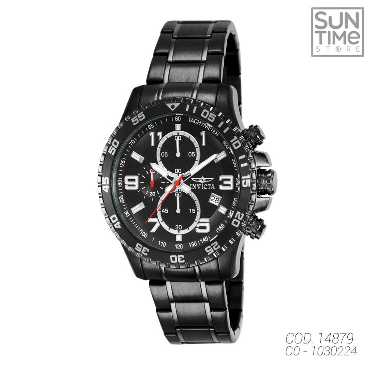 RELOJ ANALOGICO HOMBRE 14879 INVICTA	NEGRO CLASICO 1030224