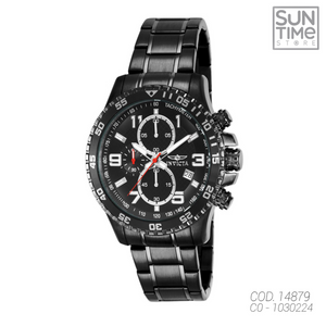 RELOJ ANALOGICO HOMBRE 14879 INVICTA	NEGRO CLASICO 1030224