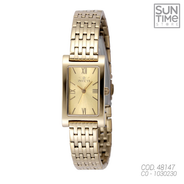 RELOJ ANALOGICO MUJER 48147 INVICTA DORADO CLASICO 1030230