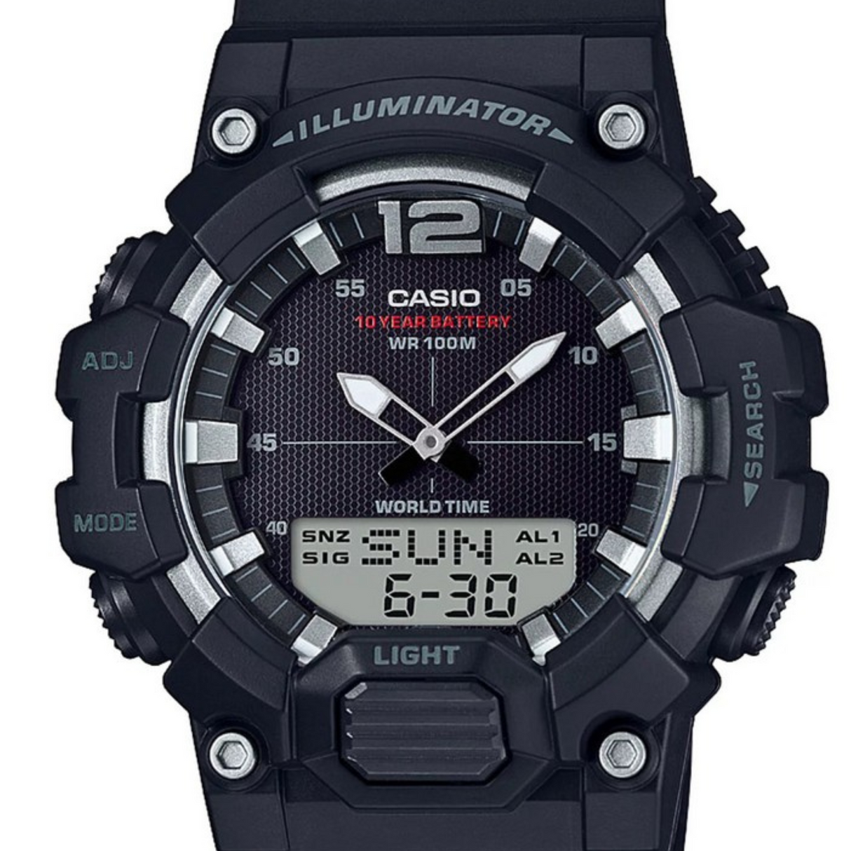 RELOJ ANALOGICO-DIGITAL HOMBRE HDC-700-1AVDF CASIO NEGRO SPORT 1030560