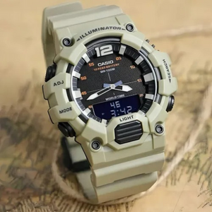 RELOJ ANALOGICO HOMBRE HDC-700-3A3VDF CASIO BEIGE SPORT 1030561