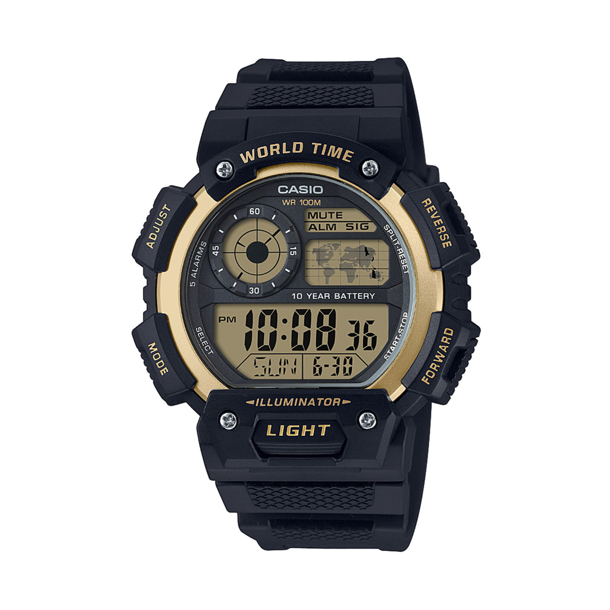 RELOJ DIGITAL HOMBRE AE-1400WH-9AVDF CASIO NEGRO SPORT 1030559