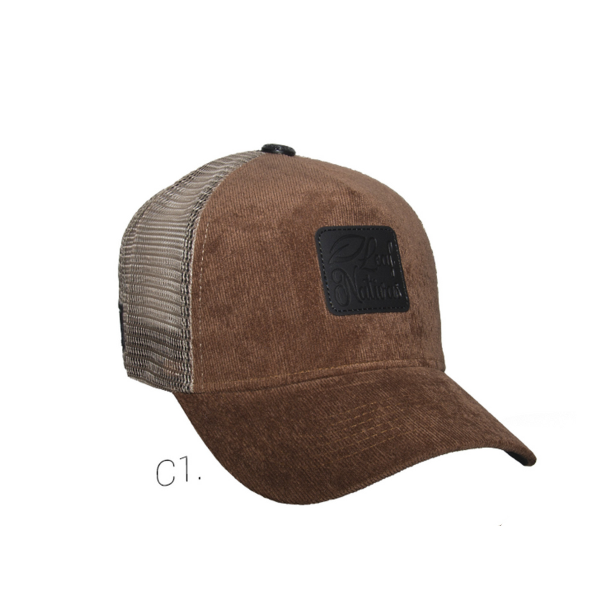 GORRA MALLA UNISEX LNMC07 LEAF NATIVAS MARRON SPORT 1028155