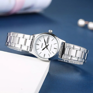 RELOJ ANALOGICO MUJER LTP-V006D-7B2UDF CASIO PLATEADO CLASICO 1030150