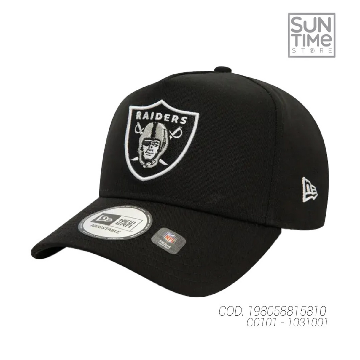 GORRA NEW ERA NFL-LAS VEGAS RAIDERS ADJUSTABLE 198058815810 NEGRO SPORT 1031001