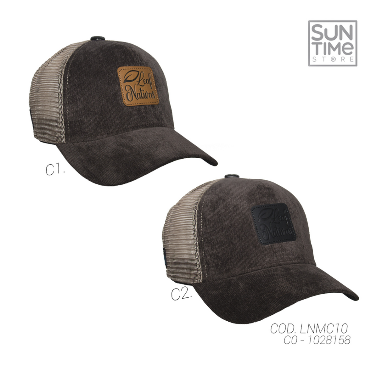 GORRA MALLA UNISEX LNMC10 LEAF NATIVAS MARRON SPORT 1028158 - SUNTIMESTORE.COM