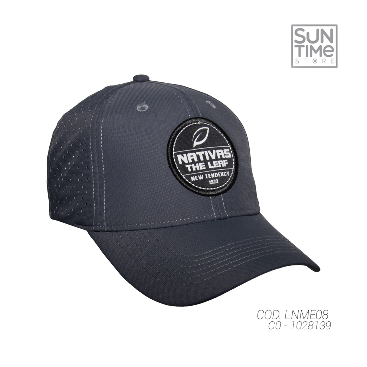 GORRA MALLA UNISEX LNME08 LEAF NATIVAS GRIS SPORT 1028139