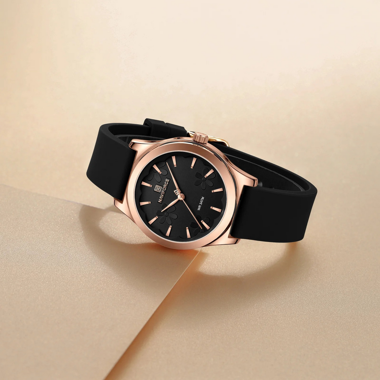 RELOJ ANALOGICO MUJER NF5051 NAVIFORCE NEGRO CASUAL 1030873