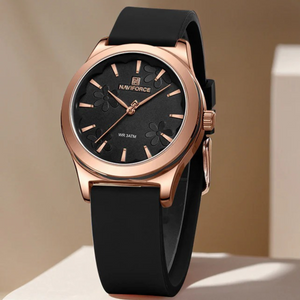 RELOJ ANALOGICO MUJER NF5051 NAVIFORCE NEGRO CASUAL 1030873