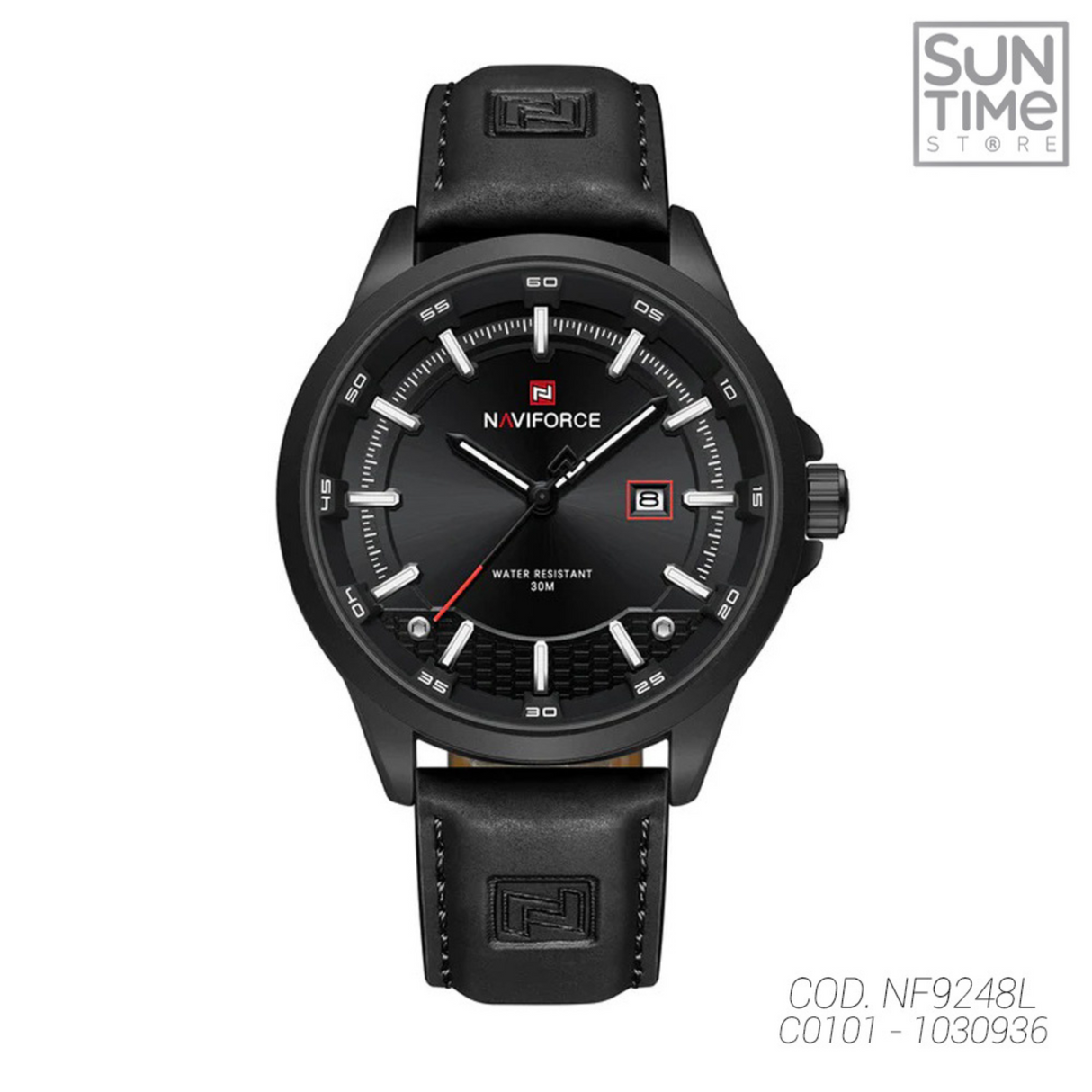 RELOJ ANALOGICO HOMBRE NF9248L NAVIFORCE NEGRO CASUAL 1030936