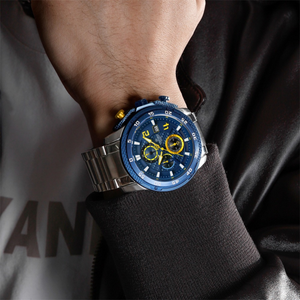 RELOJ ANALOGICO HOMBRE NF8047S NAVIFORCE PLATEADO CLASICO 1030897