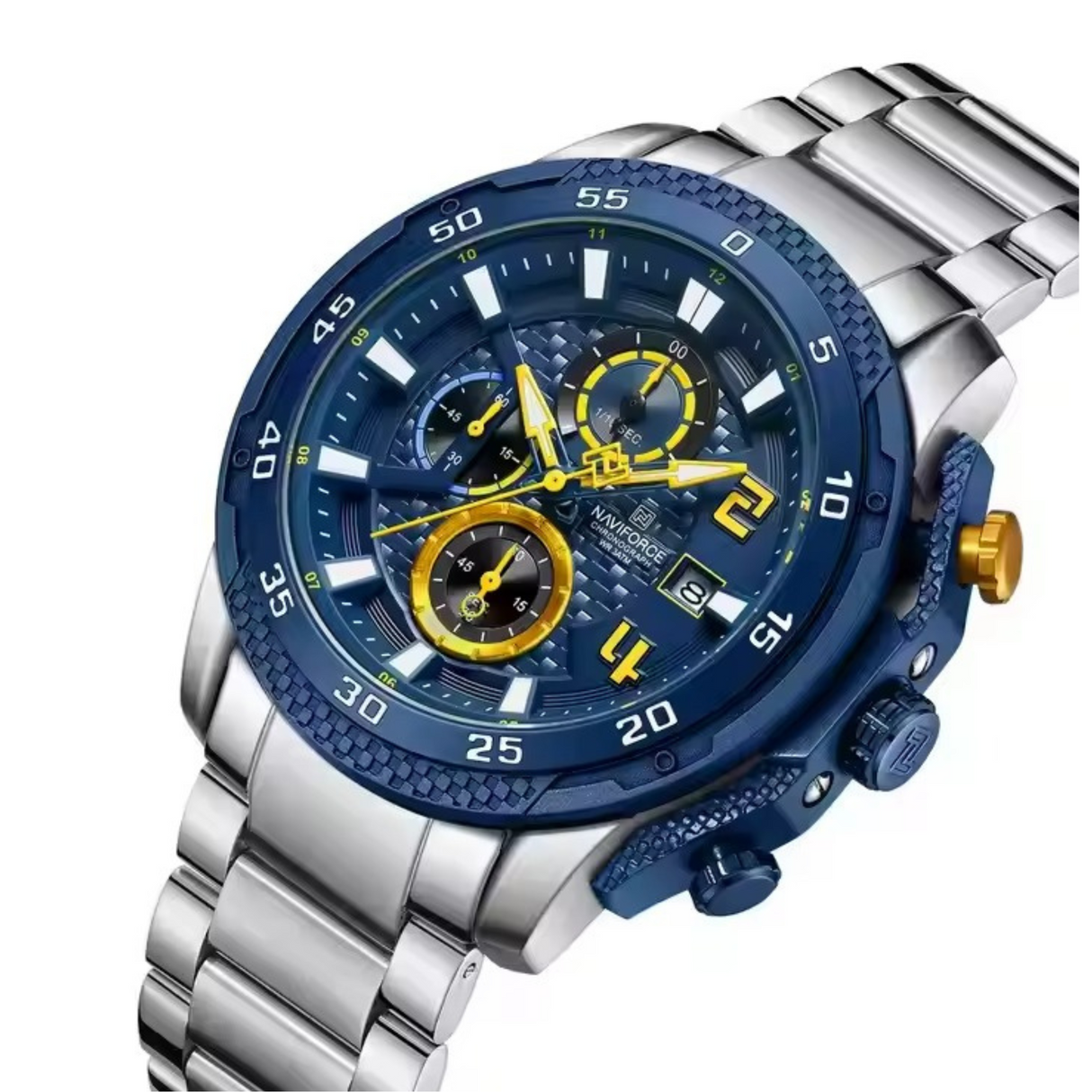 RELOJ ANALOGICO HOMBRE NF8047S NAVIFORCE PLATEADO CLASICO 1030897