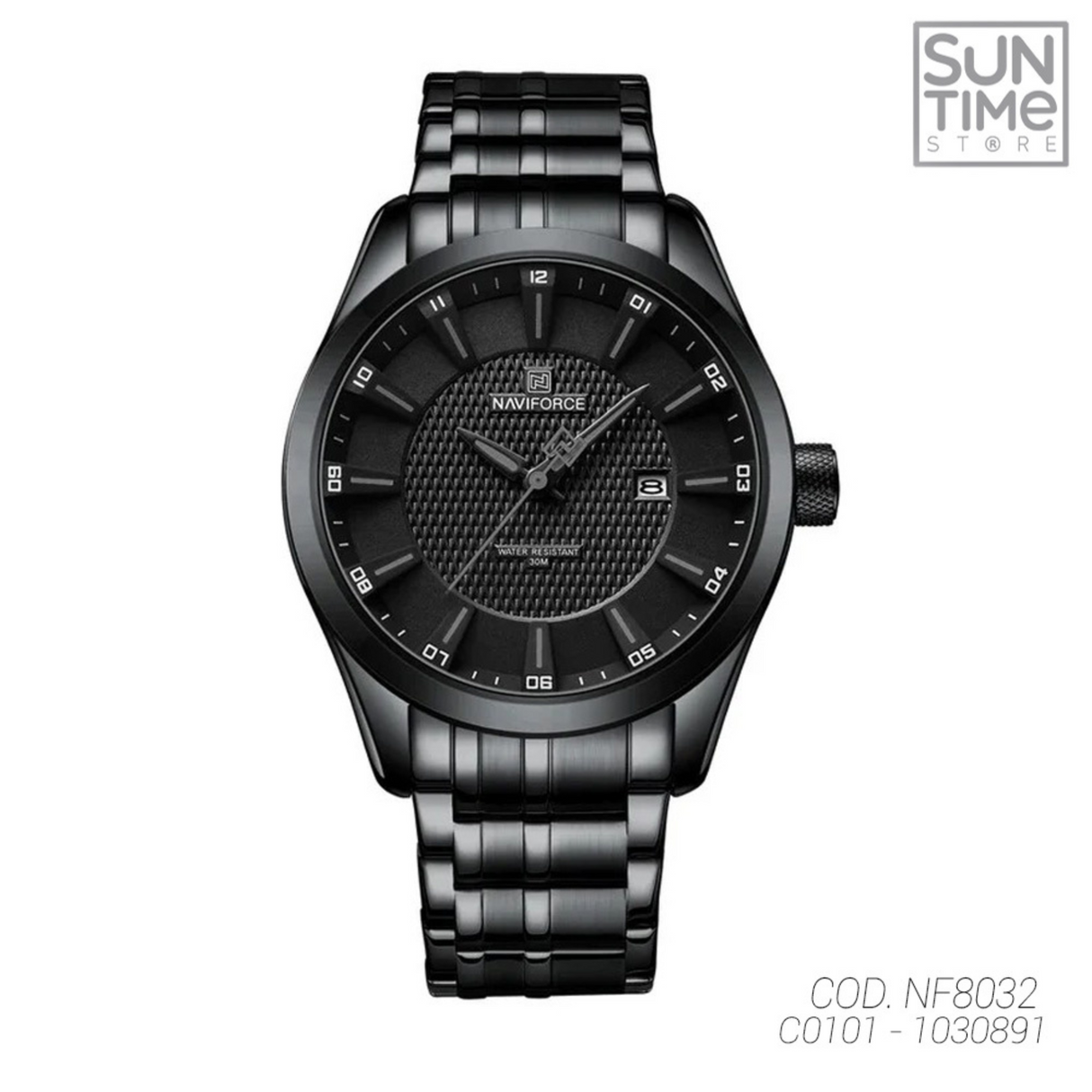 RELOJ ANALOGICO HOMBRE NF8032 NAVIFORCE NEGRO CLASICO 1030891