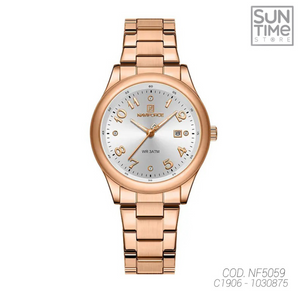 RELOJ ANALOGICO MUJER NF5059 NAVIFORCE BRONCE CLASICO 1030875