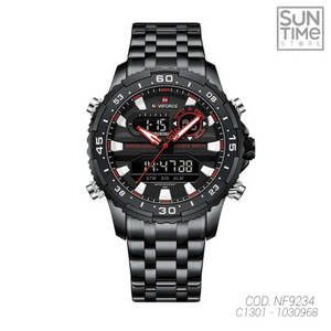 RELOJ ANALOGICO-DIGITAL HOMBRE NF9234 NAVIFORCE ROJO CASUAL 1030968