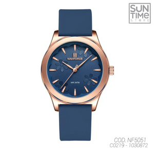 RELOJ ANALOGICO MUJER NF5051 NAVIFORCE AZUL CASUAL 1030872