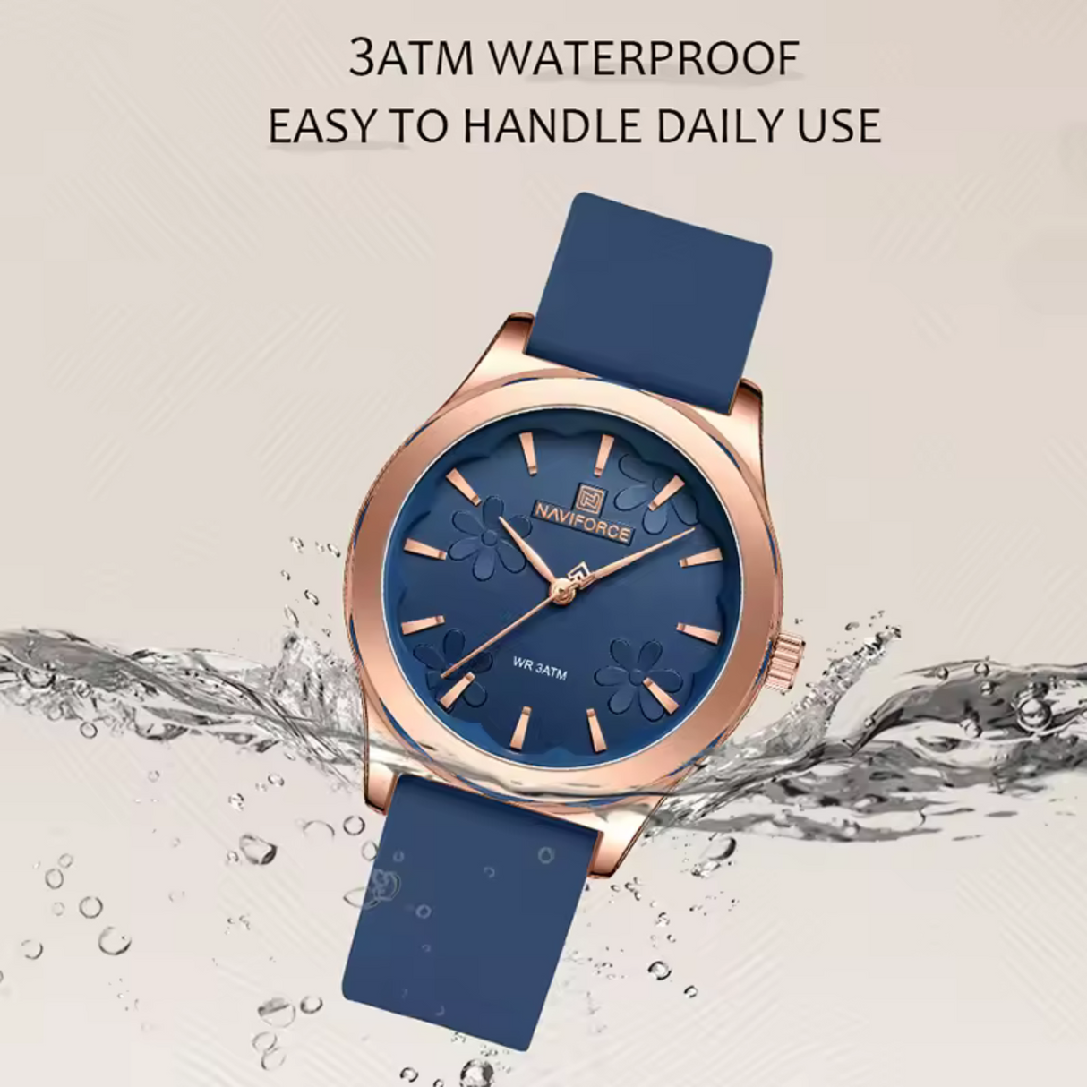 RELOJ ANALOGICO MUJER NF5051 NAVIFORCE AZUL CASUAL 1030872