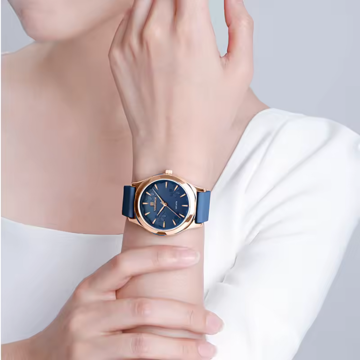 RELOJ ANALOGICO MUJER NF5051 NAVIFORCE AZUL CASUAL 1030872