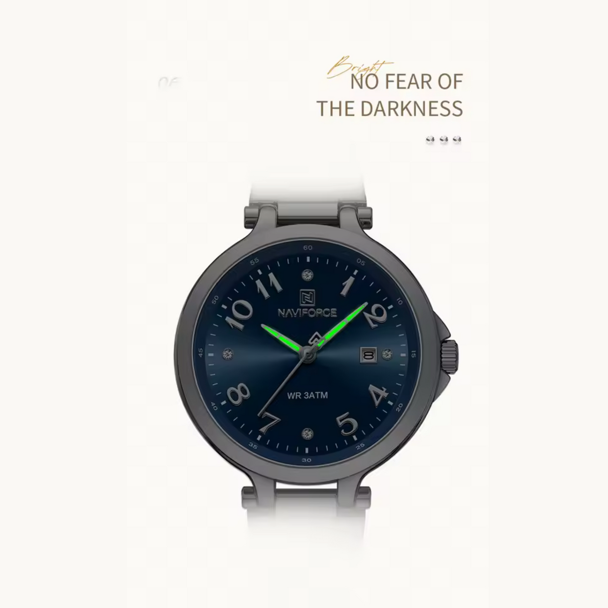RELOJ ANALOGICO MUJER NF5059 NAVIFORCE PLATEADO CLASICO 1030876