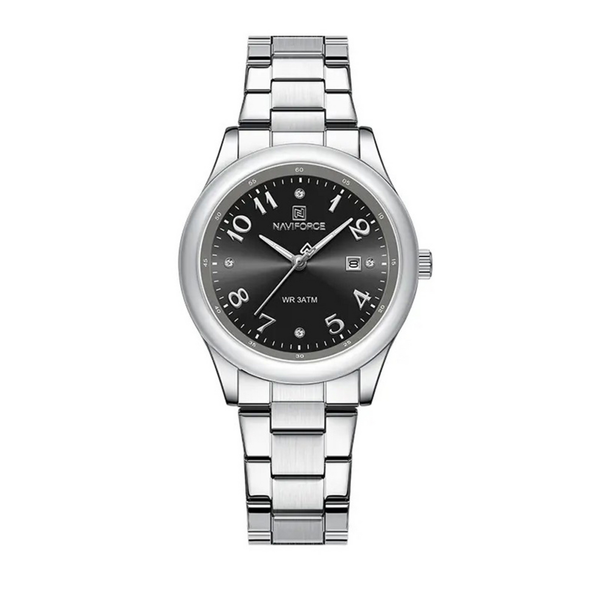 RELOJ ANALOGICO MUJER NF5059 NAVIFORCE PLATEADO CLASICO 1030877