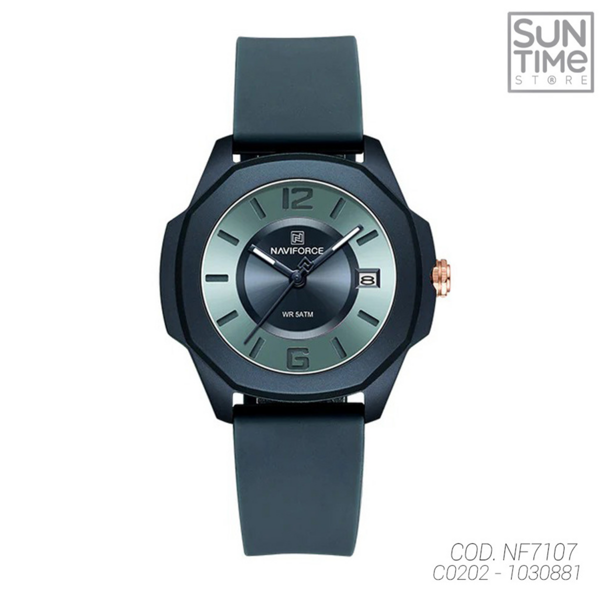 RELOJ ANALOGICO MUJER NF7107 NAVIFORCE AZUL CASUAL 1030881